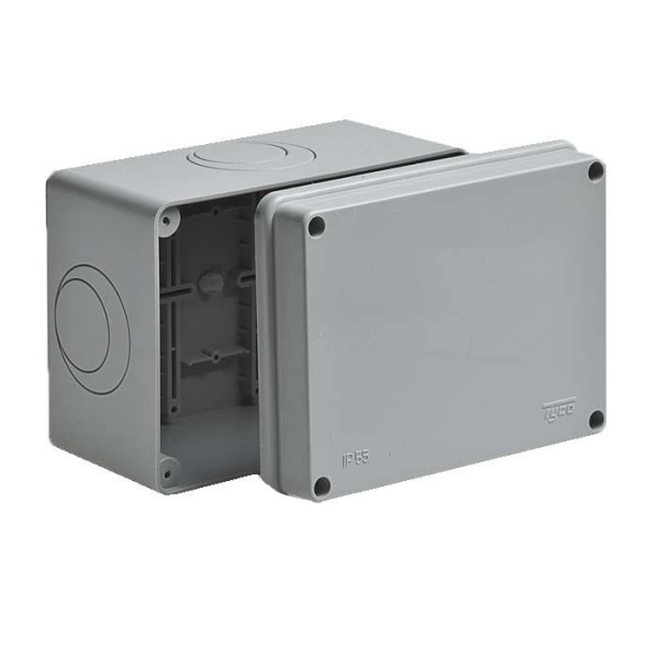 Коробка распр.О/П 150х110х90мм ОП Тусо без гермовводов подъездная IP55 Ruvinil 67058