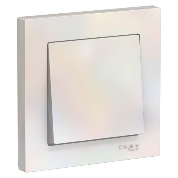 Выключатель 1-кл. СП AtlasDesign 10А IP20 (сх. 1) 10AX в сборе жемчуг SE ATN000412