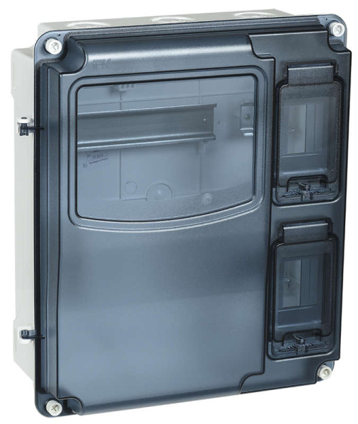 Корпус пластиковый ЩУРн-П 3/6 Krepta 3 IP66 PC IEK MSP3-N-06-66-L