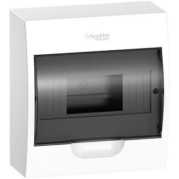 Бокс ОП EASY9 навесн. с прозр. дверью 1ряд 8мод. SE EZ9E108S2SRU