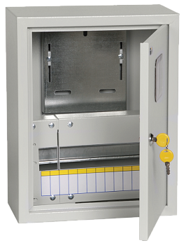 Корпус металлический ЩУРн-1/12 (395х310х165мм) IP31 TITAN IEK MKM25-N-12-31-ZO