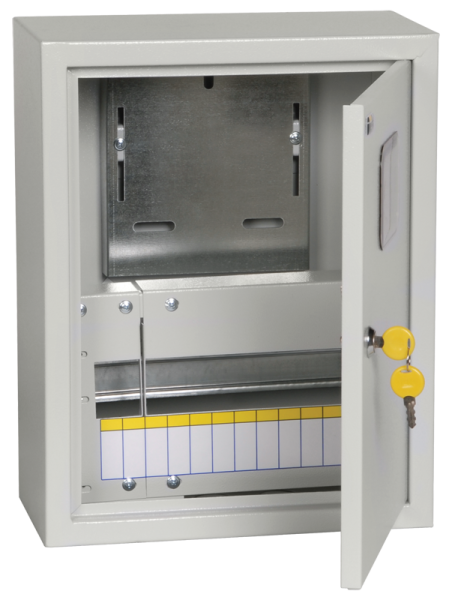 Корпус металлический ЩУРн-1/12 (395х310х165мм) IP31 TITAN IEK MKM25-N-12-31-ZO
