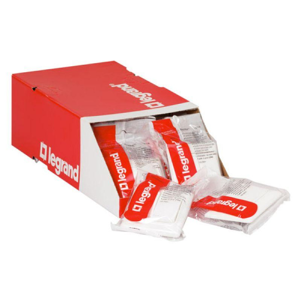 Механизм выключателя 1-кл. СП Etika 10АX с подсветкой / индикацией безвинт. зажимы сл. кость Leg 672303