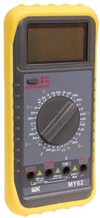 Мультиметр цифровой Professional MY62I ИЭК TMD-5S-062