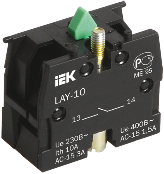Блок контактный 1з для LAY5 ИЭК BDK21