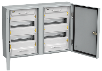 Корпус металлический ЩРн-2х24з-1 IP54 "UNIVERSAL" ИЭК MKM11-N-2X24-54-Z-U