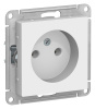 Розетка 1-м СП AtlasDesign 16А IP20 без заземл. без защ. шторок механизм лотос SE ATN001341