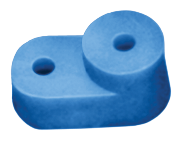 Изолятор углов. для "О" шины син. ИЭК YIS32