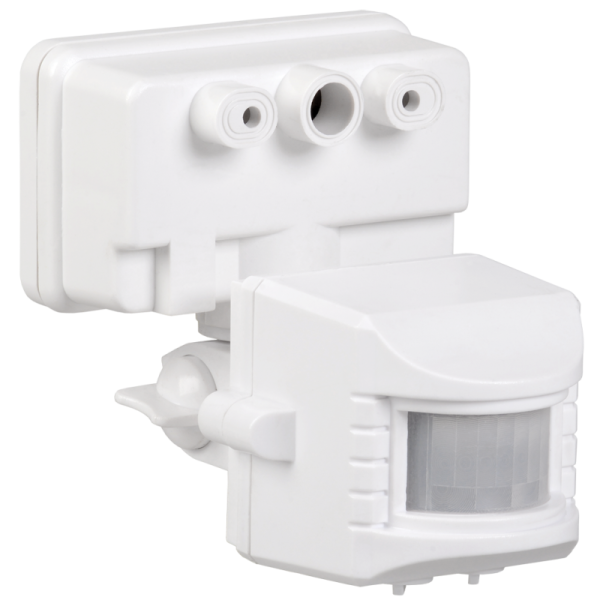 Детектор движения ДД 019 1100Вт угол обз. 120град. дальн. 12м IP44 бел. ИЭК LDD13-019-1100-001