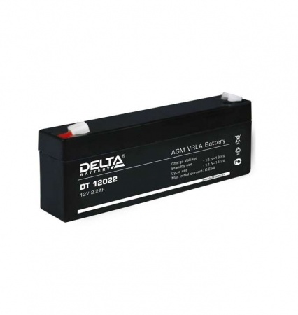 Аккумулятор 12В 2.2А.ч Delta DT 12022