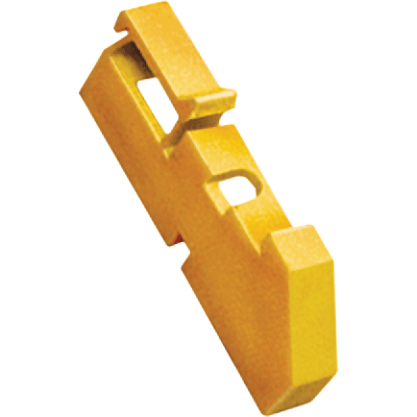 Изолятор на DIN-рейку жел. ИЭК YIS21