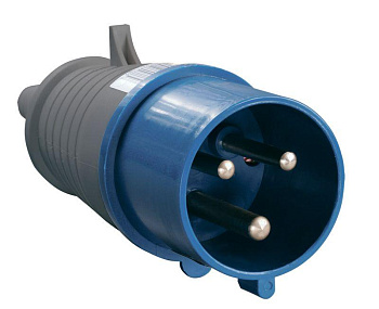 Вилка переносная 2P+PE 32А 220В IP44 ССИ-023 IEK PSR01-032-3