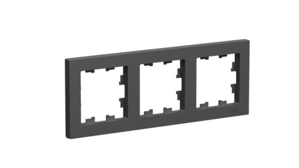 Рамка 3-м AtlasDesign универс. базальт SE ATN001403