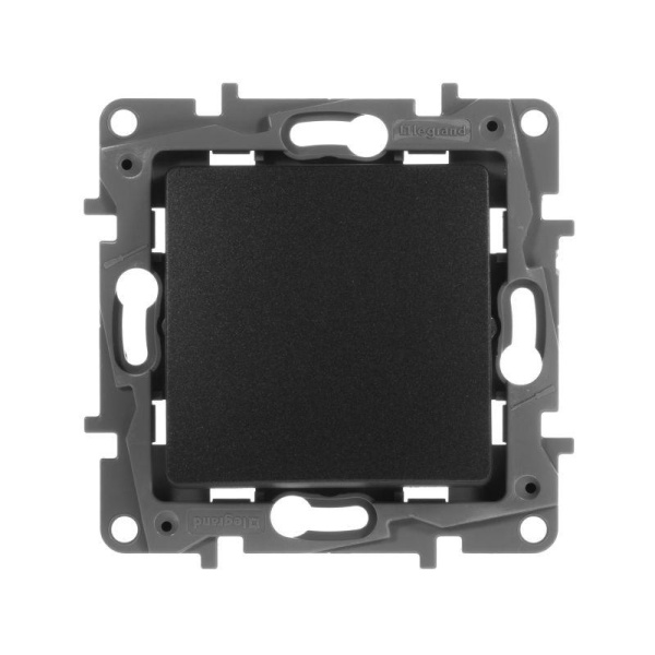 Механизм переключателя 1-кл. Etika антрацит Leg. 672605