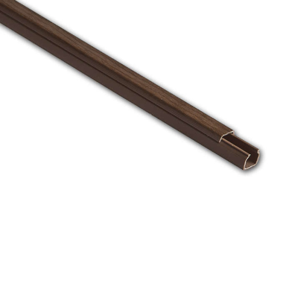 Кабель-канал 12х12 L2000 пластик дуб (темн. основа) Рувинил РКК-12х12-08М