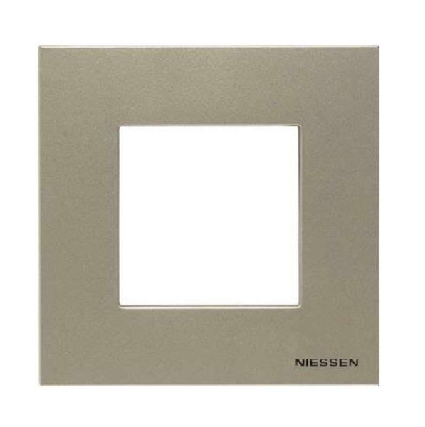 Рамка 1-м 2мод. Zenit шампань ABB 2CLA227100N1901