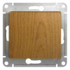Кнопка нажимная 1-кл. СП Glossa 10А IP20 (сх. 1) 10AX механизм дуб SE GSL000515