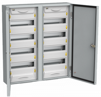 Корпус металлический ЩРн-2х48з-1 IP54 "UNIVERSAL" ИЭК MKM11-N-2X48-54-Z-U