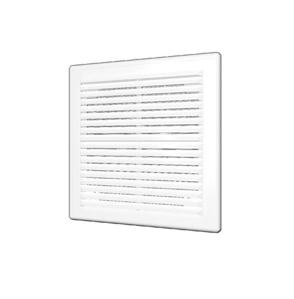 Решетка вентиляционная вытяжная 208х208 бел. ERA 2121Р