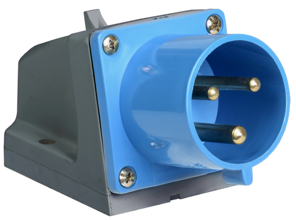 Вилка стационарная 2P+PE 32А 220В IP44 ССИ-523 IEK PSR51-032-3