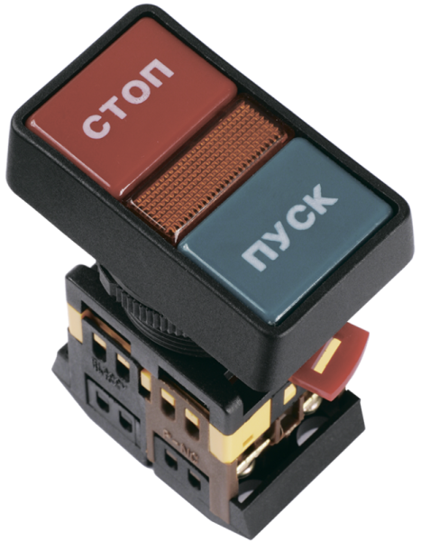 Кнопка PPBB-30N "Пуск-Стоп." 1з+1р ИЭК BBD21-PPBB-K51