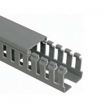 Кабель-канал перфорированный 80х60 L2000 ИМПАКТ серия М (7х11) ИЭК CKM50-080-060-1-K03