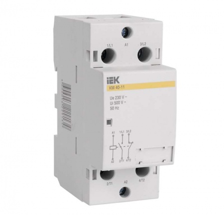 Контактор модульный КМ63-20 63А/2п AC ИЭК MKK10-63-20