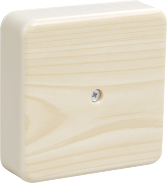 Коробка распаячная ОП 75х75х20 IP20 КМ41212-03 (6 клем. 6кв.мм) светл. дерево ИЭК UKO10-075-075-020-K21