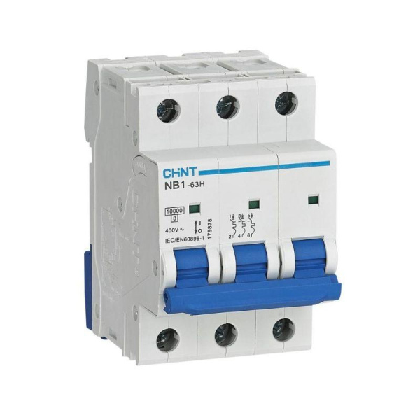 Авт. выкл. NB1-63Н 3Р 25А 10кА х-ка C (R)  CHINT  179871