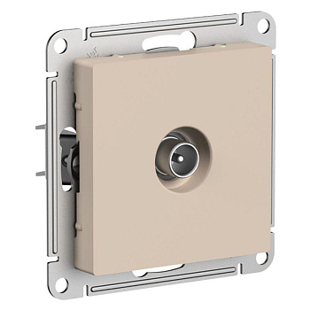 Розетка телевизионная TV антенна AtlasDesign коннектор механизм песочн. SE ATN001293