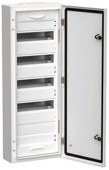 Корпус металлический ЩРн-60 (1х60) 835х310х140 IP54 бел. (одна дверь) TITAN 5 IEK TI5-50-N-060-54