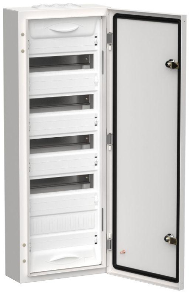 Корпус металлический ЩРн-60 (1х60) 835х310х140 IP54 бел. (одна дверь) TITAN 5 IEK TI5-50-N-060-54