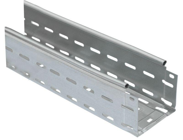 Лоток листовой перфорированный 100х100 L3000 сталь 0.7мм ИЭК CLP10-100-100-3