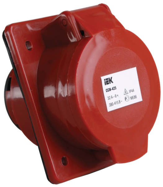 Розетка СП 32А 380В 3P+E+N ССИ-425 IP44 ИЭК PSR42-032-5