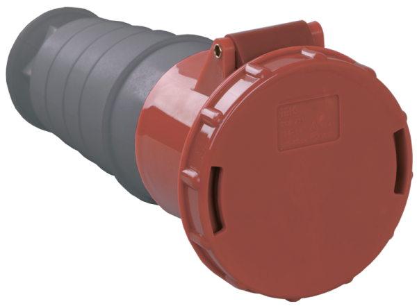 Розетка переносная 3P+PE 63А 380В ССИ-234 IP54 IEK PSR22-063-4