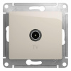 Розетка телевизионная TV Glossa коннектор механизм молочный SE GSL000993