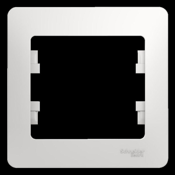 Рамка 1-м Glossa бел. SchE GSL000101