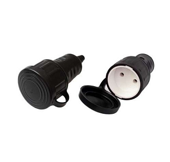 Розетка переносная 1-м Р16-389 без заземл. IP44 Без НДС п.п.1,16 п.1ст.118 НК