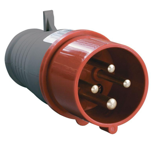 Вилка переносная 16А 3P+PE 380В IP44 ССИ-014 IEK PSR02-016-4