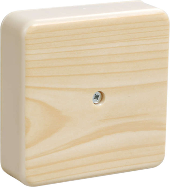 Коробка распаячная ОП 75х75х28 IP20 КМ41216-04 (6 клем. 6кв.мм) сосна ИЭК UKO10-075-075-028-K34