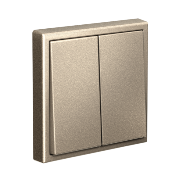 Переключатель 2-кл. ArtGallery (сх. 6/2) 10AX механизм шампань SE GAL000565