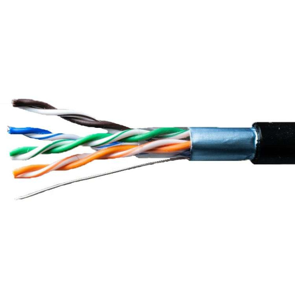 Кабель FTP 4х2х24AWG кат.5е медь наруж. прокл. Standart 305м (м)