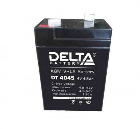 Аккумулятор для прожекторов 4В 4.5А.ч Delta DT 4045