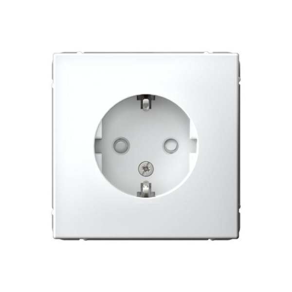 Розетка ArtGallery 16А с заземл. защ. шторки механизм бел. SE GAL000145
