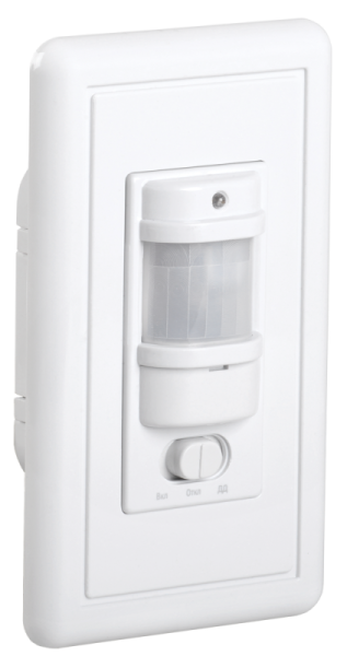 Детектор движения ДД 028 1200Вт угол обз. 140град. дальн. 9м IP20 бел. ИЭК LDD12-028-1200-001