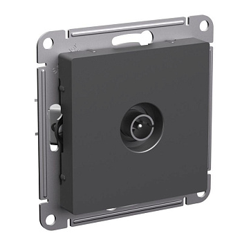 Розетка телевизионная TV антенна AtlasDesign коннектор механизм базальт SE ATN001493