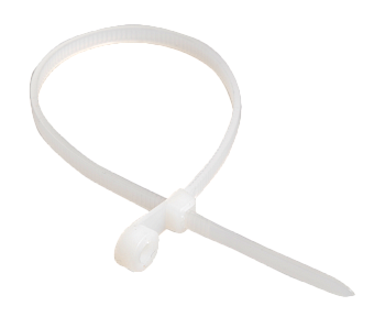 Хомут 3,5х150 нейл. бел. с отверстием для крепления ХОК (уп.100шт) IEK UHH40-4-150-100