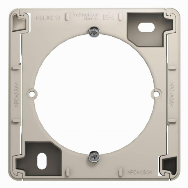 Коробка наруж. монтажа молочный SE GSL000900