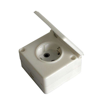 Розетка переносная 1-м РА 16-005 каучук IP44