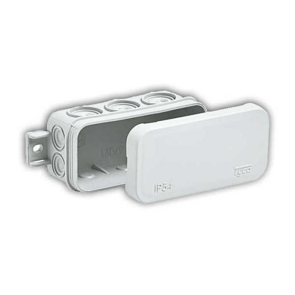 Коробка распр.О/П 43х80х35мм 10 вводов IP54 бел. Ruvinil 67091Б